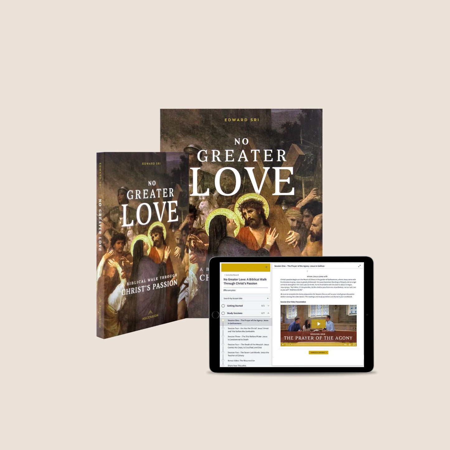 [PRE-ORDER] No Greater Love: A Biblical Walk Through Christ's Passion Study Set